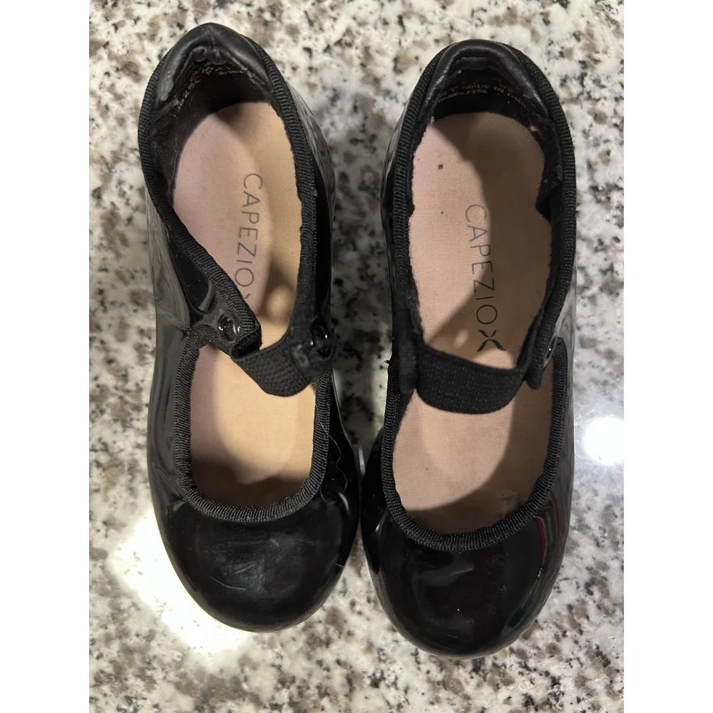 Capezio‎ Tap Dance Shoes Girls Size 8M Black